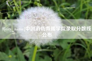 鄢陵中国消防救援学院录取分数线公布