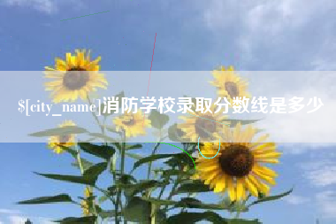 鄢陵消防学校录取分数线是多少