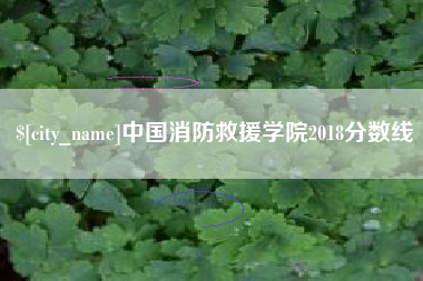 鄢陵中国消防救援学院2018分数线