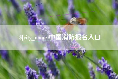 鄢陵中国消防报名入口