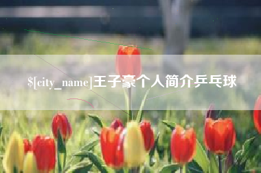 鄢陵王子豪个人简介乒乓球