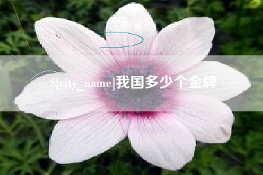 鄢陵我国多少个金牌