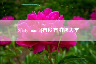 鄢陵有没有消防大学