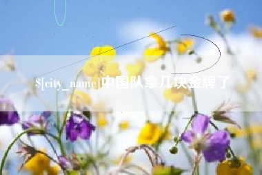 鄢陵中国队拿几块金牌了