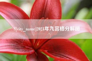 鄢陵2021年九宫格分解图