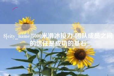 鄢陵5000米滑冰接力-团队成员之间的信任是成功的基石