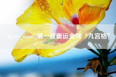 鄢陵第一波奥运金牌“九宫格”