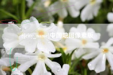 鄢陵中国地图像素版