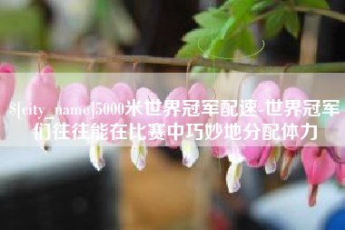 鄢陵5000米世界冠军配速-世界冠军们往往能在比赛中巧妙地分配体力