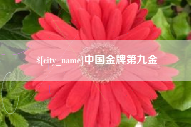 鄢陵中国金牌第九金
