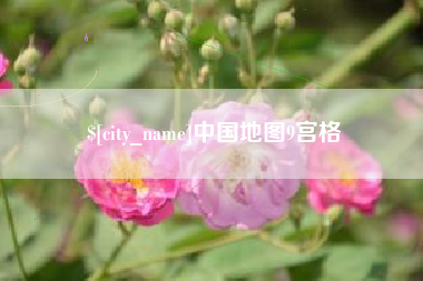鄢陵中国地图9宫格
