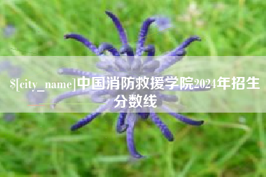 鄢陵中国消防救援学院2024年招生分数线